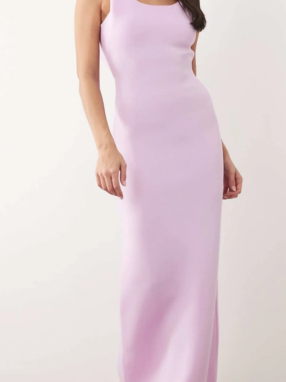asos purple maxi dress ASOS DESIGN mesh extreme ruched long sleeve maxi dress in lilac